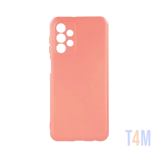 Capa de Silicone com Moldura de Câmera para Samsung Galaxy A23 4g Rosa